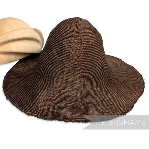 Parasisal straw capeline hat - capeline,