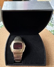 Pulsar P3 LED GF Watch 1973 VGC Working  Boxed max 7 Inch Wrist My Best GF P3