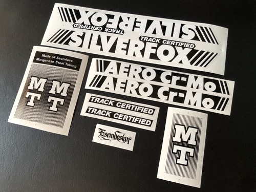 Silverfox bmx decal set - silverfox,