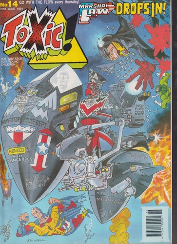 Marshal law cover - law, comic