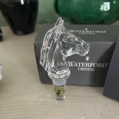 Waterford crystal horse head - crystal,