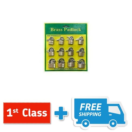 New brass padlock - x,