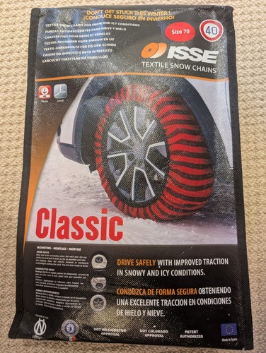 Isse fabric snow chains size - isse,