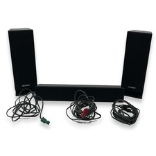 Sony SS-TSB101 Home Cinema Surround Sound Speakers Pair Front L R, Centre Cables