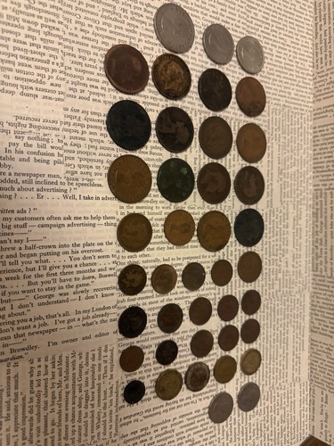 Selection old coins - selection,