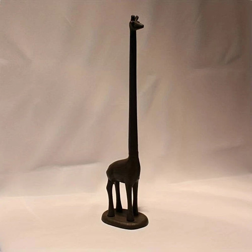 1pc metal giraffe statue - 1pc, statue-