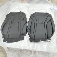 Toyota Full Interior Black Leather Seat Cushions Covers Genuine PW22047101C2