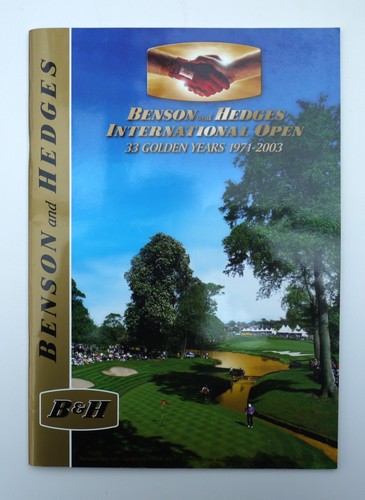 Golf benson hedges - -,