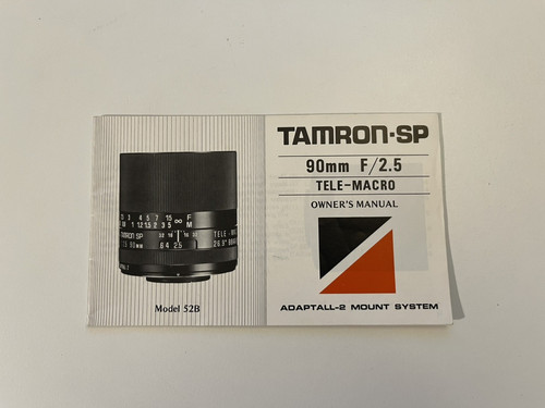 Tamron 90mm 2 5 - tamron-sp, f/2.5