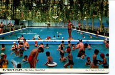 Butlins Filey Holiday Camp ,Indoor Heated Pool.  Posted 1975.         B7846
