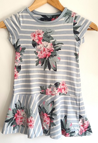 Joules girls blue white stripe - blue,