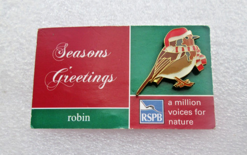 Rspb charity pin - charity, badge