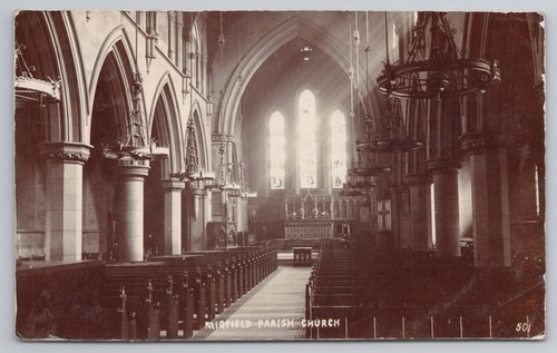 Postcard antique rppc mirfield - antique,
