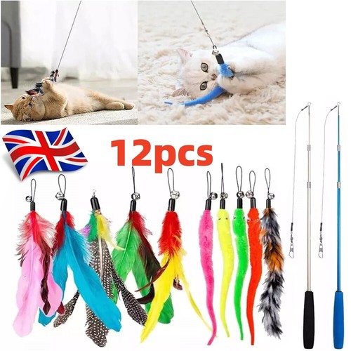 Kitten toy cat feather bell - cat,