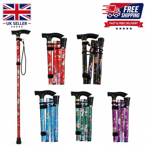 Easy adjustable folding cane - easy,