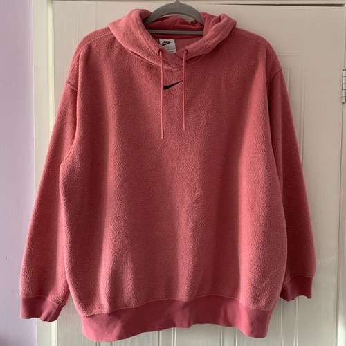 Nike oversized pink hoodie - nike,