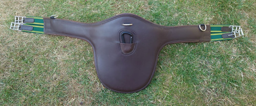Brown leather dever stud - dever,