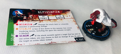 Horrorclix reptosapien 041 - reptosapien, #041