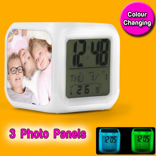 Personalised alarm clock cube - alarm,
