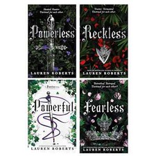 Powerless Trilogy and Fearless Powerful 4 Books Collection Set by Lauren Roberts