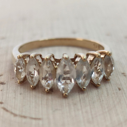 9ct gold ring cubic - 9ct,
