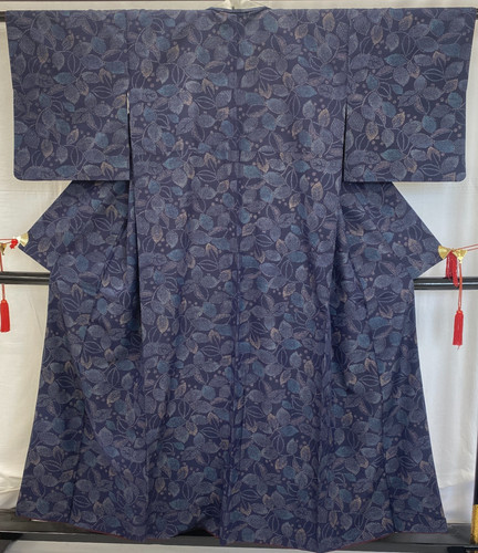 Japanese vintage kimono silk - kimono,