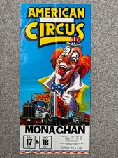 American Circus (Hoffman) poster 1990 - Monaghan, Ulster, Ireland (clown)