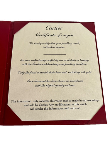 Cartier jewellery watch - cartier,