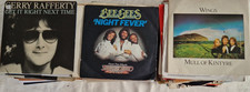 JOB LOT X 240 -  1970' s  - 7" VINYL SINGLES, ROCK & POP GENRE. *ALL LISTED*