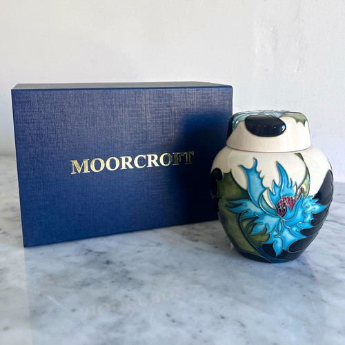 Moorcroft ceramic lidded - moorcroft,