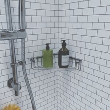 Croydex Bathroom Corner Shelf