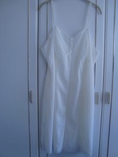 VINTAGE ST MICHAEL WHITE PETTICOAT UK 18