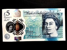 Nice Clean £5 Note In Good