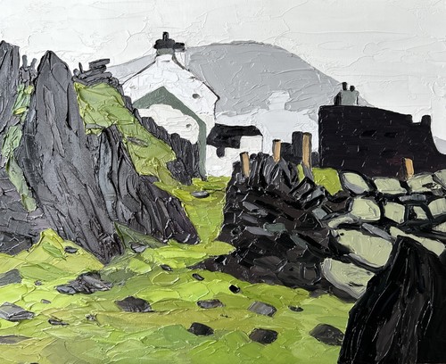 Welsh oil painting - , ‘welsh