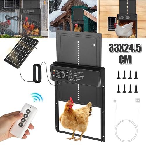 Solar powered chicken house - solar,