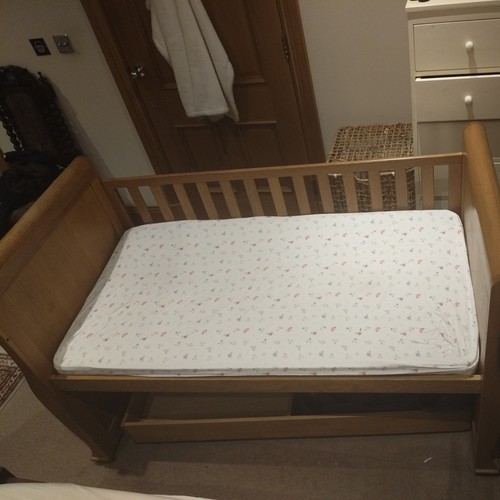 Nursery furniture cot oak - furniture,