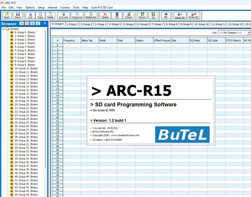 Arc r15 butel - sd, card