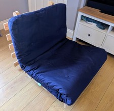 Scandinavian Wooden Futon Sofa