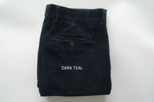 Mens Ex M&S Regular Fit Luxury SINGLE  PLEAT Stretch Corduroy Trousers 9 Colours