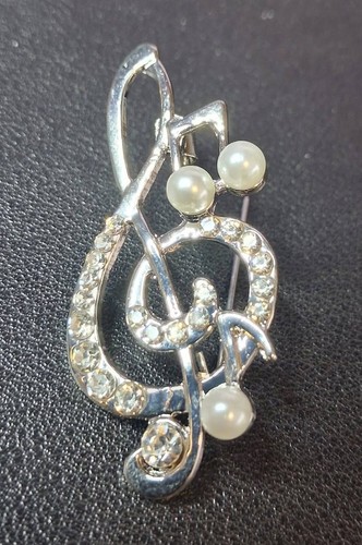 Treble clef pin - clef,