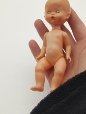 Vintage Cavicchi CS Made In Italy Plastic Blinking Eye Moveable Dolls 5”