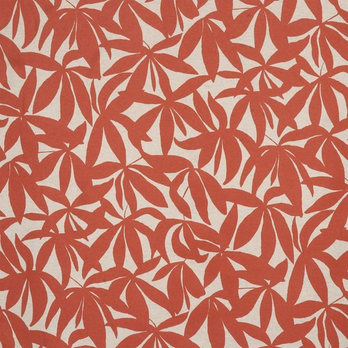 Capri terracotta fabric - terracotta,