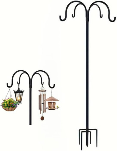 Bird feeder pole large - feeder, pole,