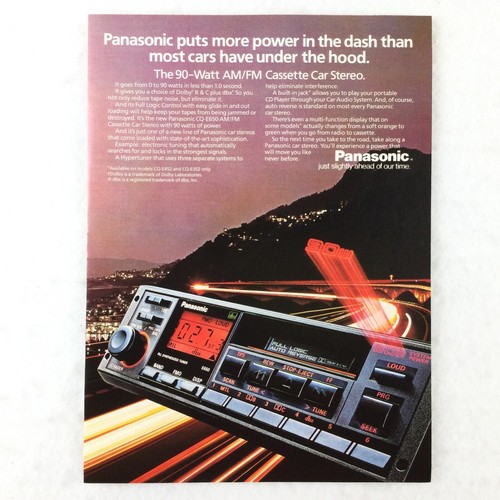 Panasonic car stereo 80s - stereo,