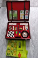 Vintage Marigo Games Compendium Chess Backgammon Dominoes Dice Poker Roulette