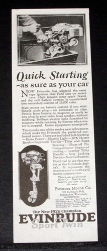 1926 old magazine print - old, ad
