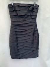 Women's Strapless Black Dress