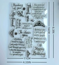Clear Stamps Sentiments