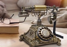 Antique Rotary Dial Telephone