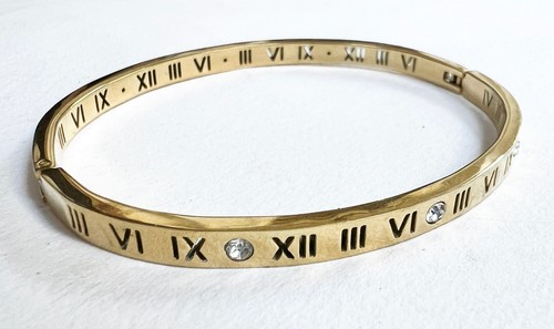 Roman numeral bangle bracelet - bangle,